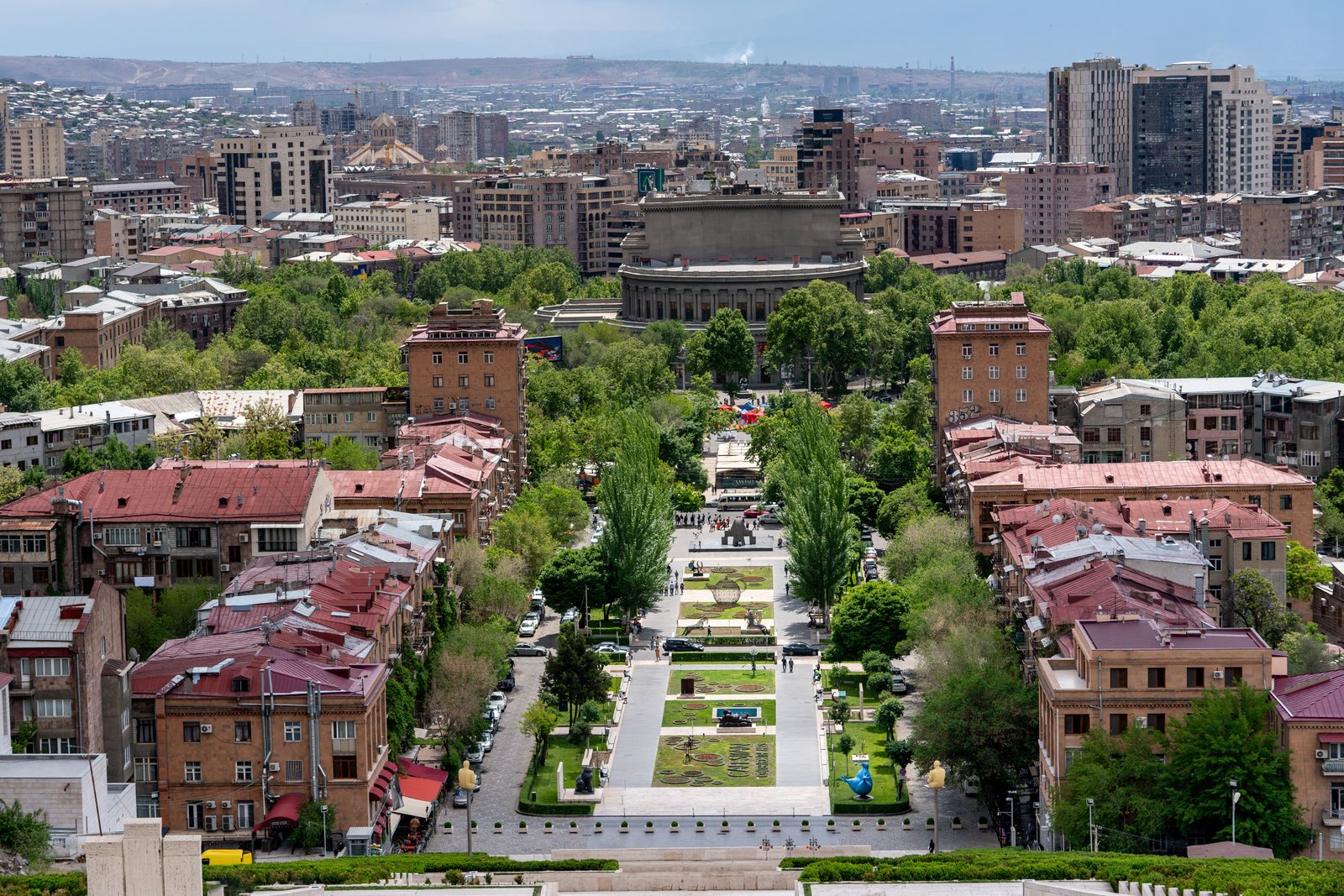 Yerevan city skyline with Mount Ararat in the background, the setting for Armenia student visa applicants from Bangladesh