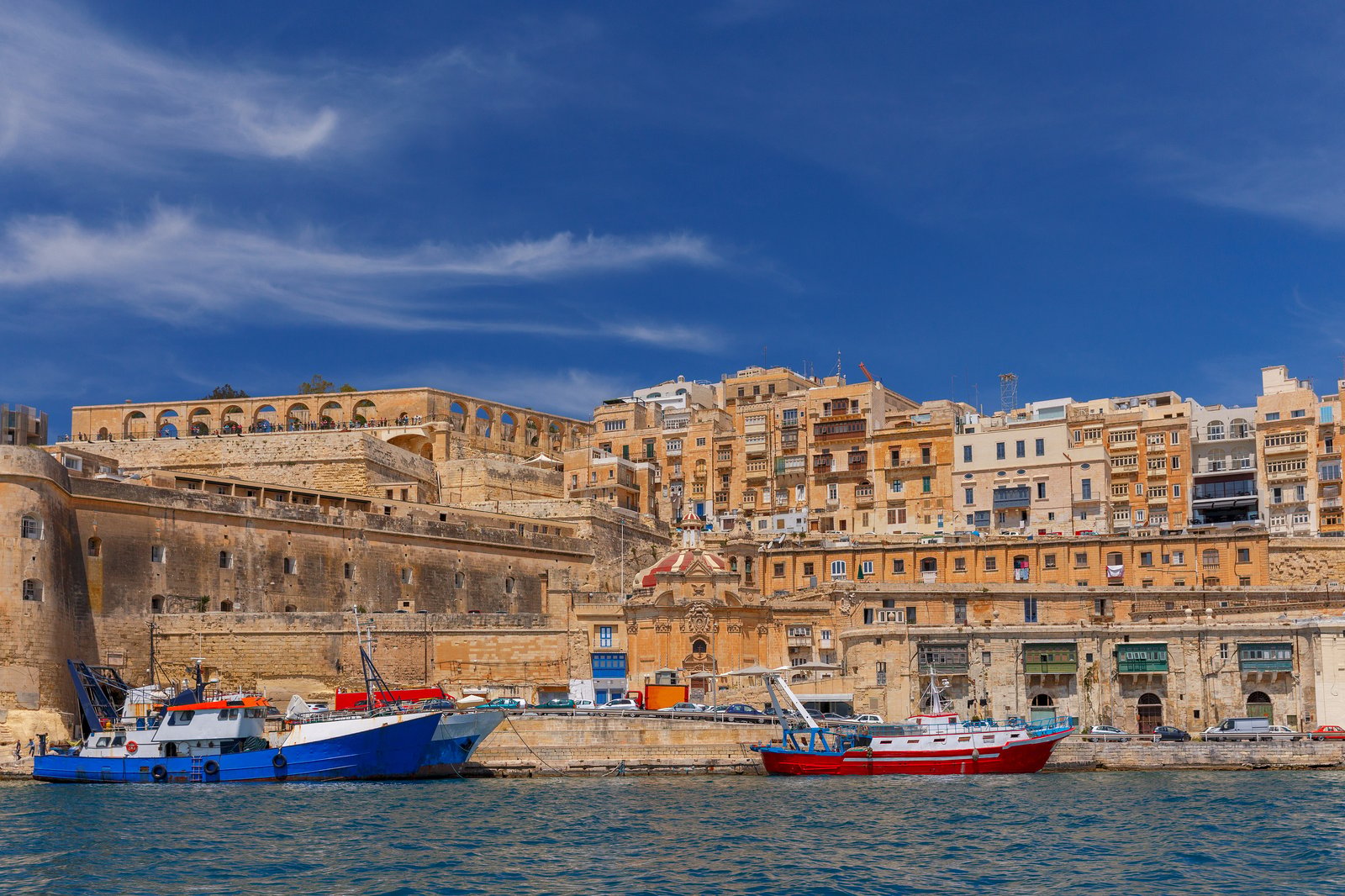 Valletta waterfront with boats — cost of living in Malta for students