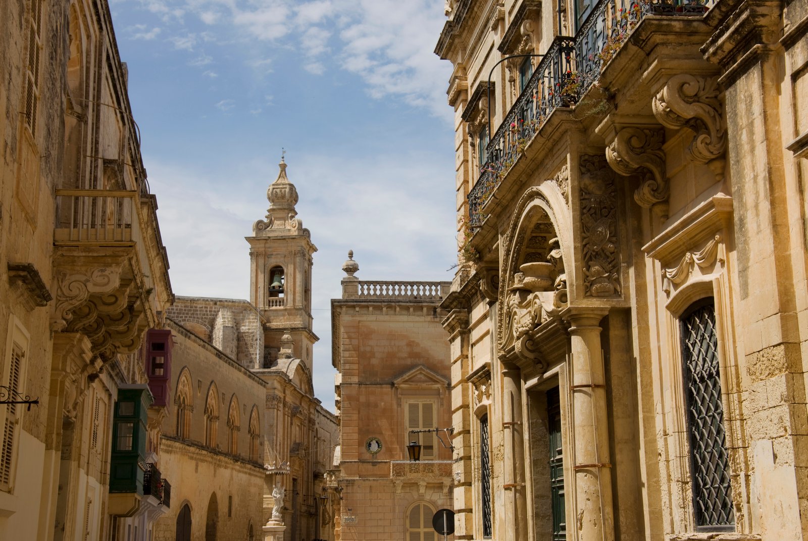 Limestone streets and Maltese balconies in Mdina, Malta, a destination for Bangladeshi students applying for a Malta student visa in 2027