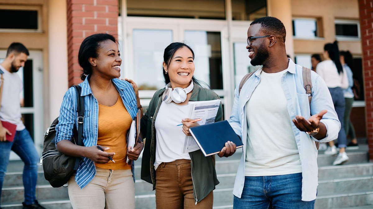 International students on a university campus — Bangladeshi applicants for a Namibia study permit register at UNAM before the permit file is lodged