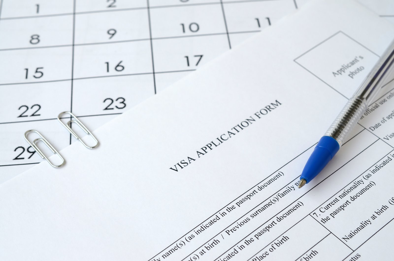 Romania student visa application form and calendar showing the D/SD timeline for Bangladeshi students in 2027